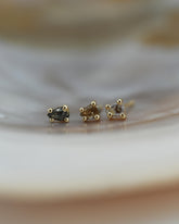 Spring diamond stud- single
